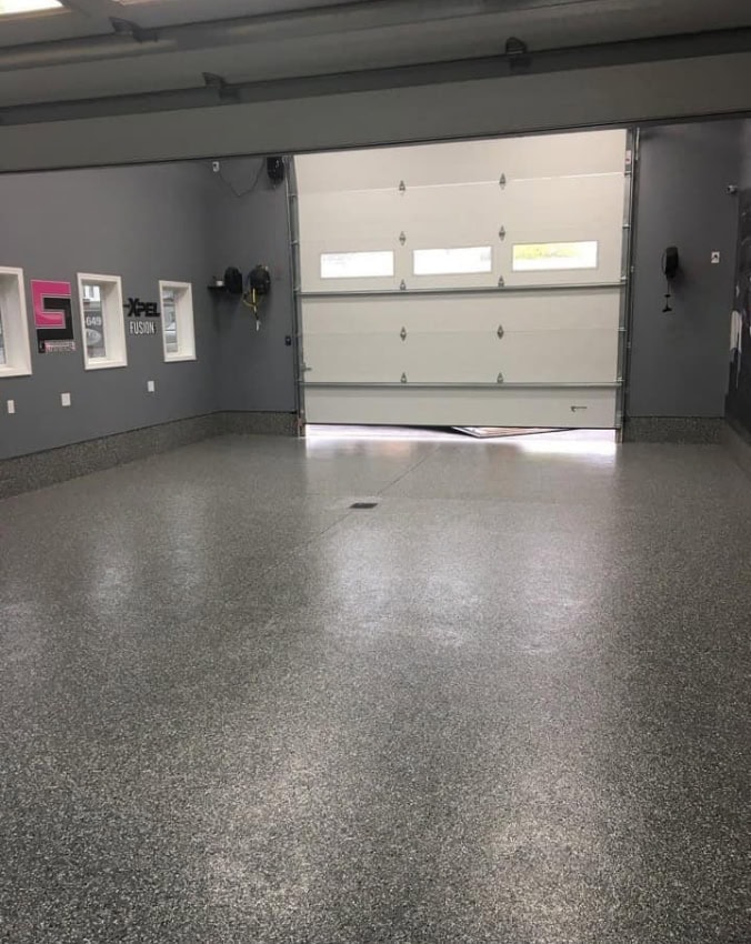 Garage concrete coating