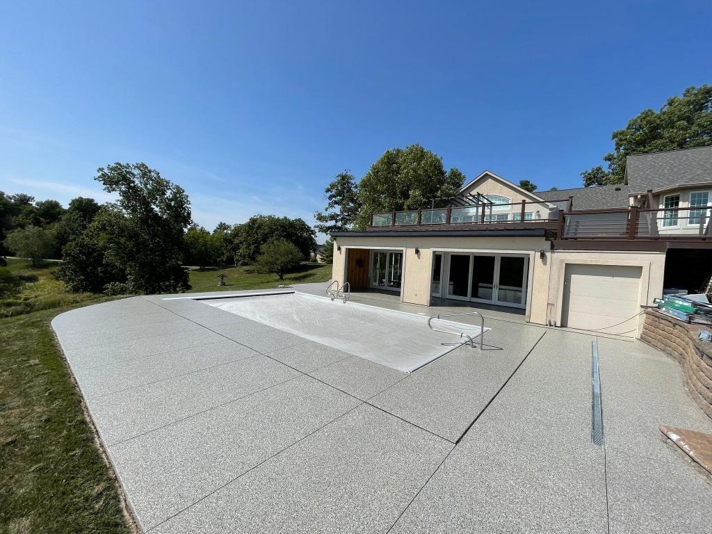 Pool Deck Concrete Coating 1
